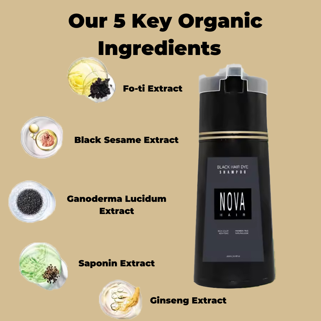 Nova Hair Grey Hair Dye Shampoo