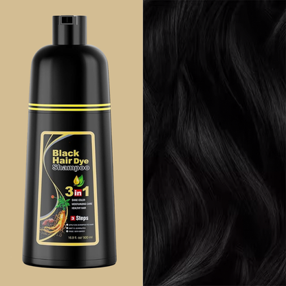 Black Hair Dye Shampoo 3 in 1